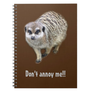 Grumpy meerkat notitieboek
