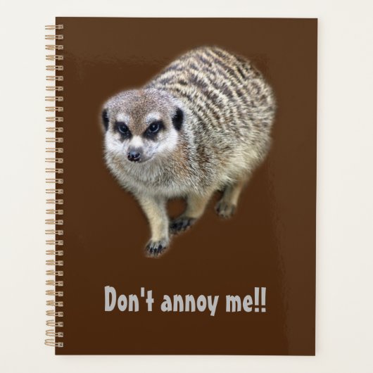 Grumpy meerkat planner (Voorkant)