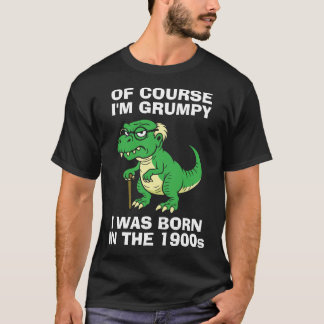 Grumpy millennial or boomer T-Rex T-shirt