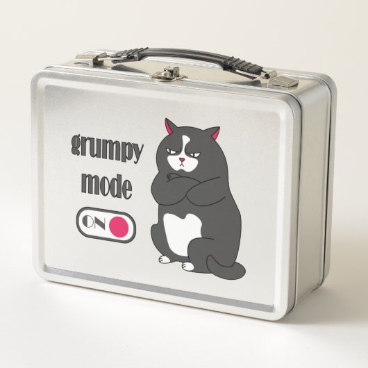 Grumpy mode op een rare vetkat (Voorkant)