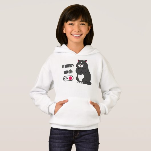 Grumpy mode op een rare vetkat (Voorkant volledig)