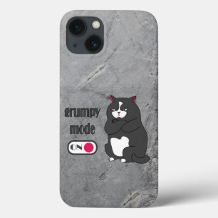 Grumpy mode op een rare vetkat Case-Mate iPhone case