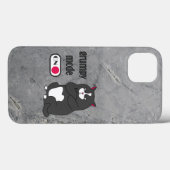 Grumpy mode op een rare vetkat Case-Mate iPhone case (Achterkant (horizontaal))