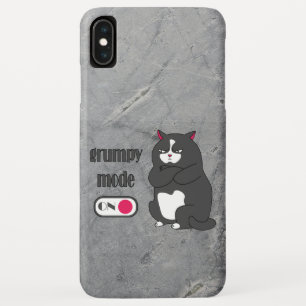 Grumpy mode op een rare vetkat Case-Mate iPhone case