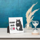 Grumpy mode op een rare vetkat fotoplaat (Insitu)