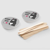 Grumpy mode op een rare vetkat handwaaier (Niet-gemonteerd)