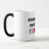 Grumpy mode op een rare vetkat magische mok (Links)