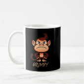 Grumpy Monkey Meme Esthetische Slechte Stemming ch Koffiemok (Links)