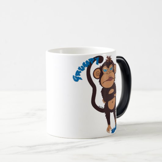 Grumpy Monkey-Mok Magische Mok (Voorkant rechts)