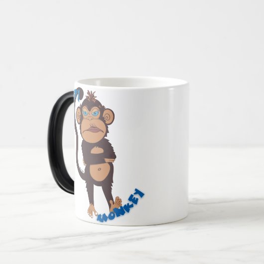 Grumpy Monkey-Mok Magische Mok (Voorkant links)