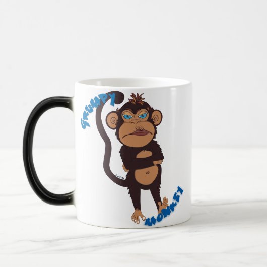 Grumpy Monkey-Mok Magische Mok (Links)
