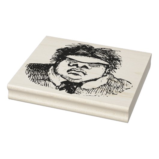 Grumpy Monster Rubber Art Stamp Rubberstempel (Stempel)