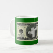 Grumpy Moosie $100 Mok rekening (Voorkant links)