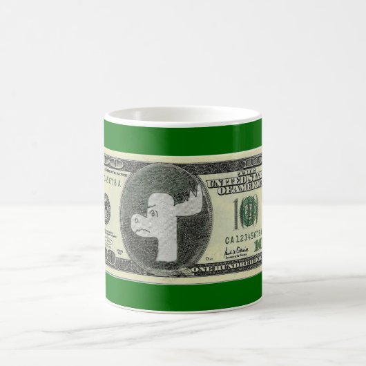 Grumpy Moosie $100 Mok rekening (Center)