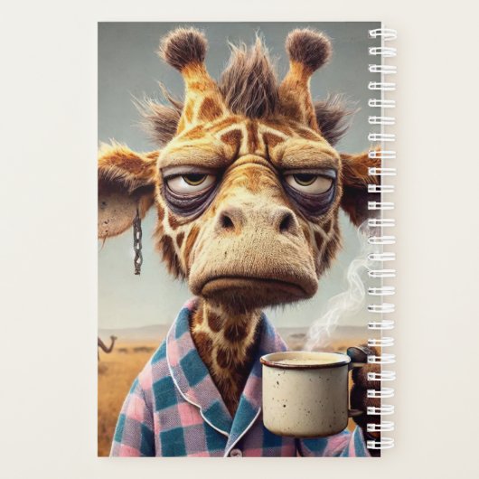 Grumpy Morning-Giraffe Planner (Achterkant)