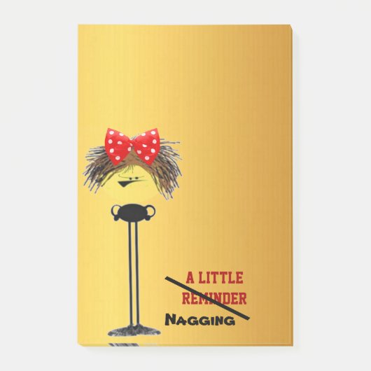 Grumpy nag post-it® notes (Voorkant)