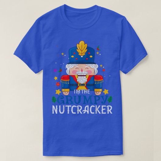 Grumpy Nutcracker Matching Family Group Christmas  T-shirt (Design voorkant)
