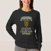 Grumpy Old 1st Infantry Division Veteran Day Milit T-shirt (Voorkant)