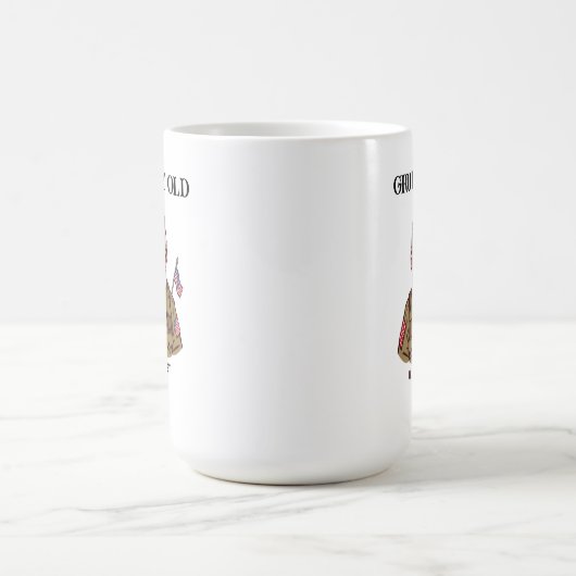 Grumpy Old Amerikaanse leger dierenarts Koffiemok (Center)