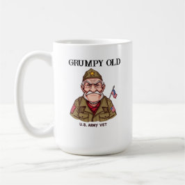 Grumpy Old Amerikaanse leger dierenarts Koffiemok
