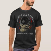 Grumpy Old Bastard Benadering Met Voorzichtigheid  T-shirt (Voorkant)