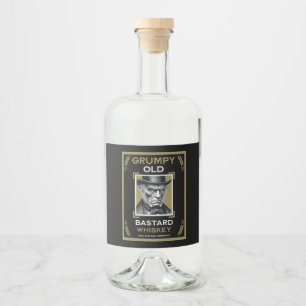 Grumpy Old Bastard Whiskey Likeurfles Etiket