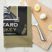 Grumpy Old Bastard Whiskey Theedoek (Quarter Fold)