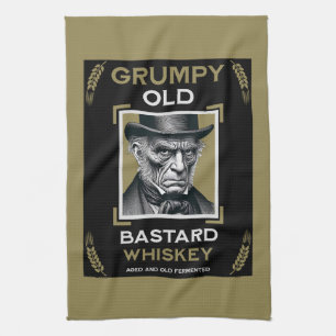 Grumpy Old Bastard Whiskey Theedoek