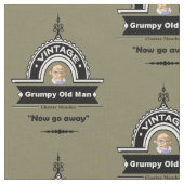 Grumpy Old Man Club Fun "Over the Hill" Stof (Close Up)