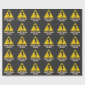 Grumpy Old Man Crossing Moody Granddad Cadeaupapier (Vlak)