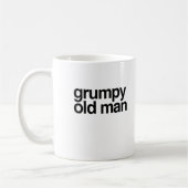 Grumpy Old Man Funny Sarcastic Gag Gift Koffiemok (Links)