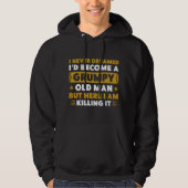 Grumpy Old Man Hoodie (Voorkant)