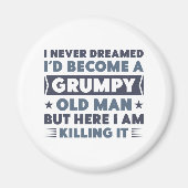 Grumpy Old Man Magneet (Voorkant)