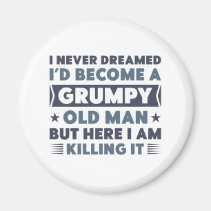 Grumpy Old Man Magneet