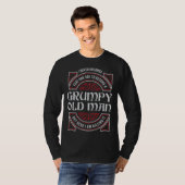 Grumpy Old Man Never Dreamed Grandpa T-shirt (Voorkant volledig)