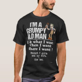 Grumpy Old Man T-shirt (Voorkant)