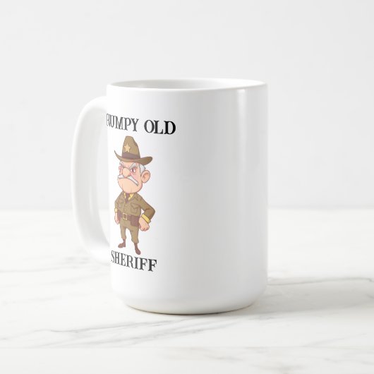 Grumpy Old Sheriff Koffiemok (Voorkant links)