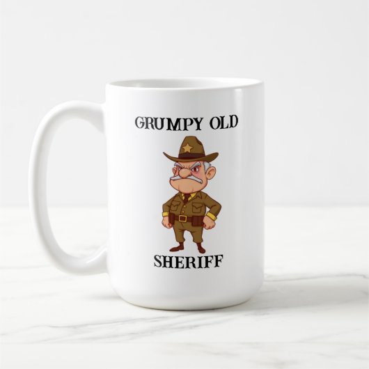 Grumpy Old Sheriff Koffiemok (Links)