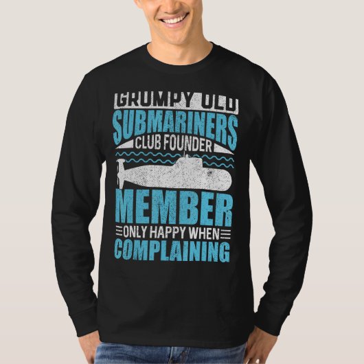Grumpy Old Submarines USA Veteran Veteran s Day T-shirt (Voorkant)