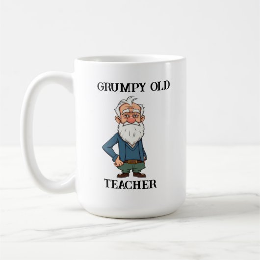 Grumpy Old Teacher Koffiemok (Links)