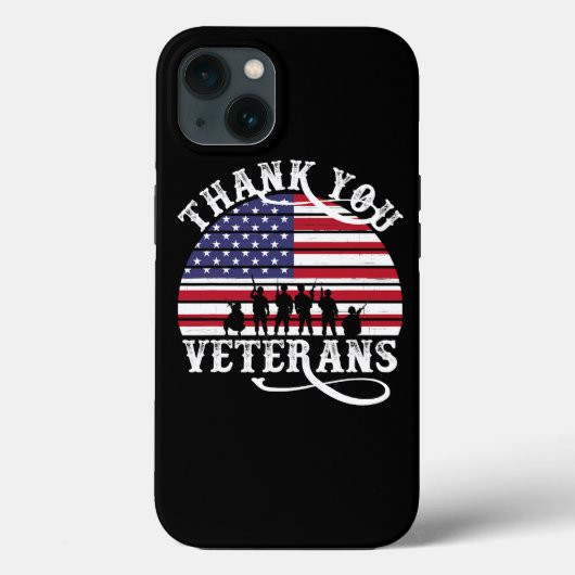 Grumpy Old Veteran Patriotic Army Gran Case-Mate iPhone Case (Achterkant)