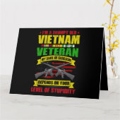 Grumpy Old Vietnam Veteran 212 Kaart (Gele Bloem)