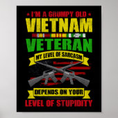 Grumpy Old Vietnam Veteran 212 Poster (Voorkant)
