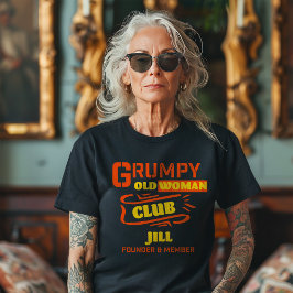 Grumpy Old Woman Club Grappig T-shirt