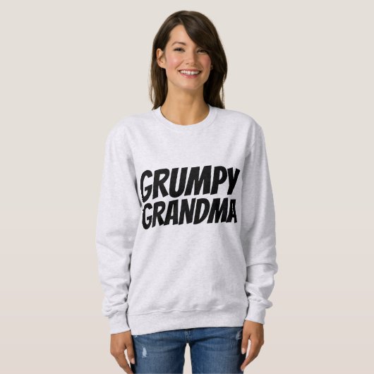 GRUMPY OMA Grappige T-shirts (Voorkant volledig)