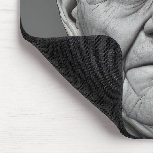 Grumpy oud Man gezicht Muismat (Hoek)