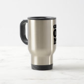 GRUMPY OUD MAN STAINLESS STEEL COFFEE REVEL MUG REISBEKER (Voorkant links)