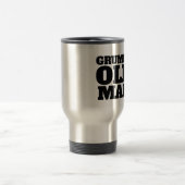 GRUMPY OUD MAN STAINLESS STEEL COFFEE REVEL MUG REISBEKER (Center)