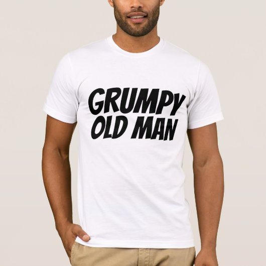 GRUMPY OUD MAN T-shirts (Voorkant)