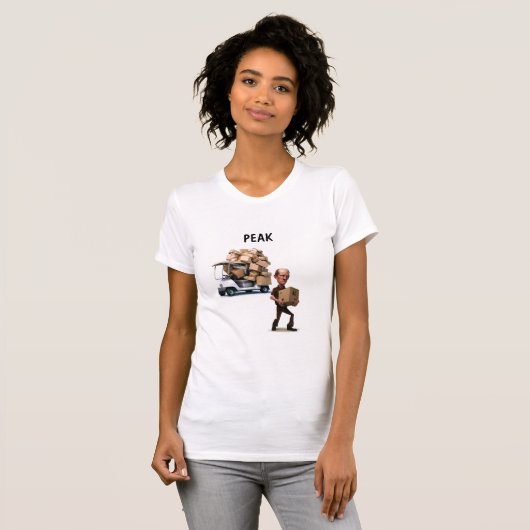 Grumpy oude levering Man T-shirt (Voorkant volledig)